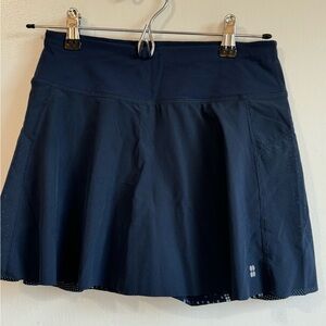 Sweaty Betty Blue Skater Mini Skirt Casual
